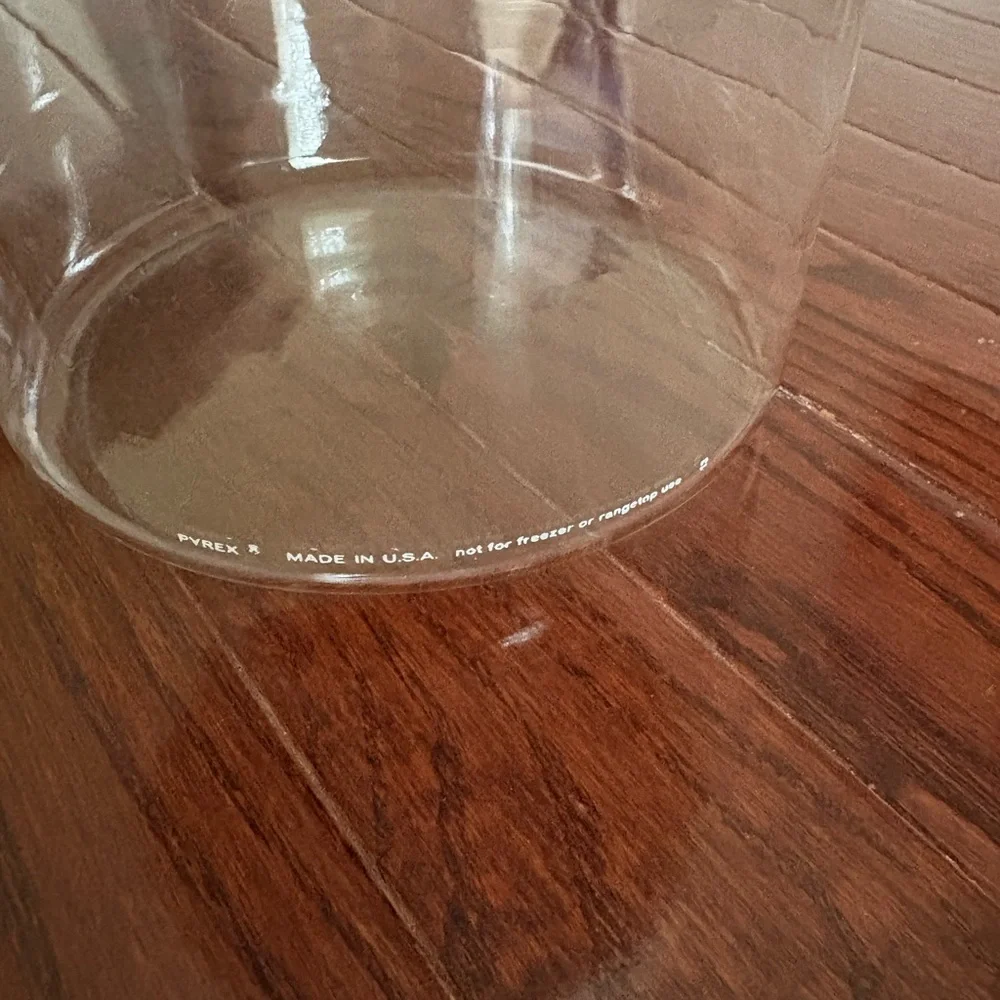 Airtight Clear Food Storage Canister with Cream Lid